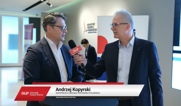 Andrzej Kopyrski, wiceprezes PKO BP- Singapore Fintech Festival 2023