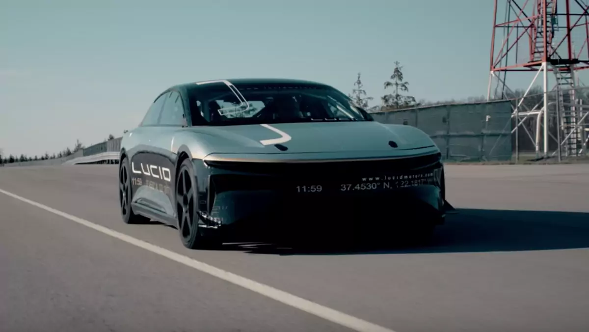 Lucid Air: pierwszy elektryk bije 350 km/h