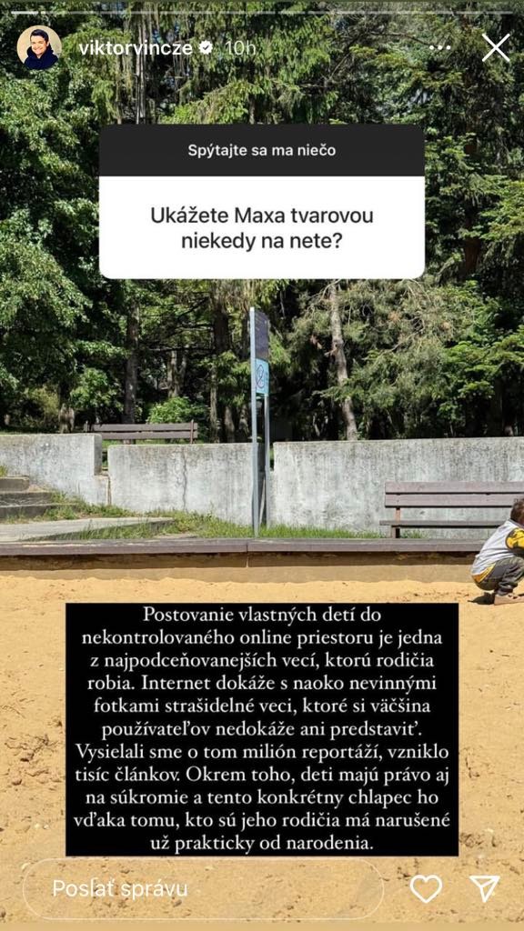 Viktor Vincze zverejnil nové fotky syna Maxíka.