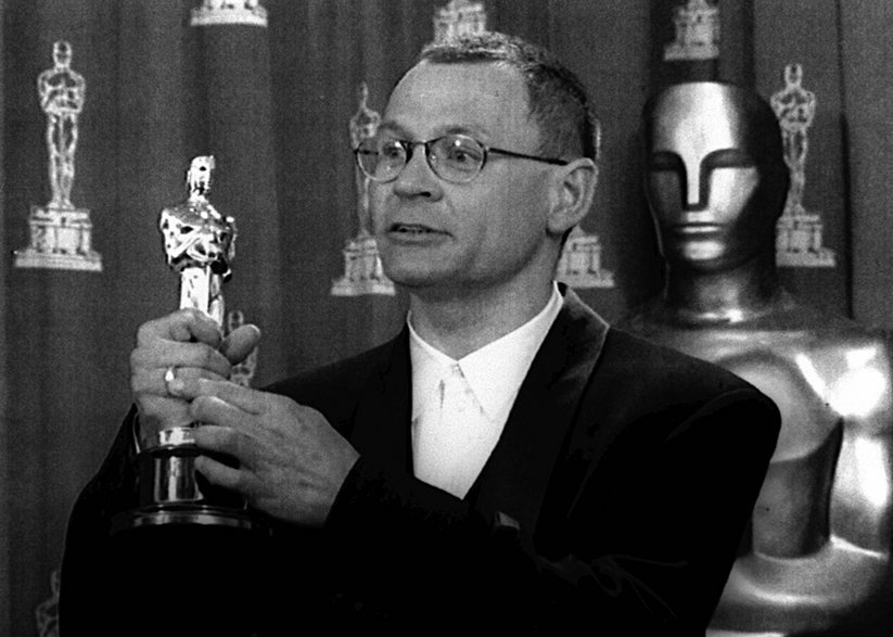 Janusz Kamiński z Oscarem za "Listę Schindlera" [1994]