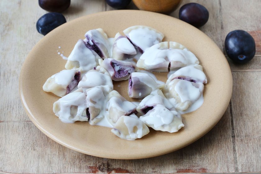 Pierogi z jagodami