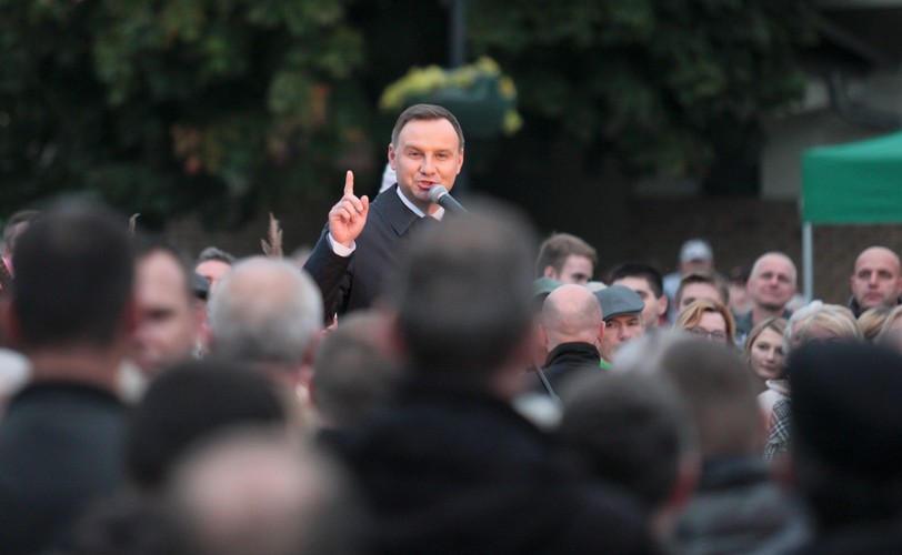 ANDRZEJ DUDA W STRZELCACH KRAJEŃSKICH