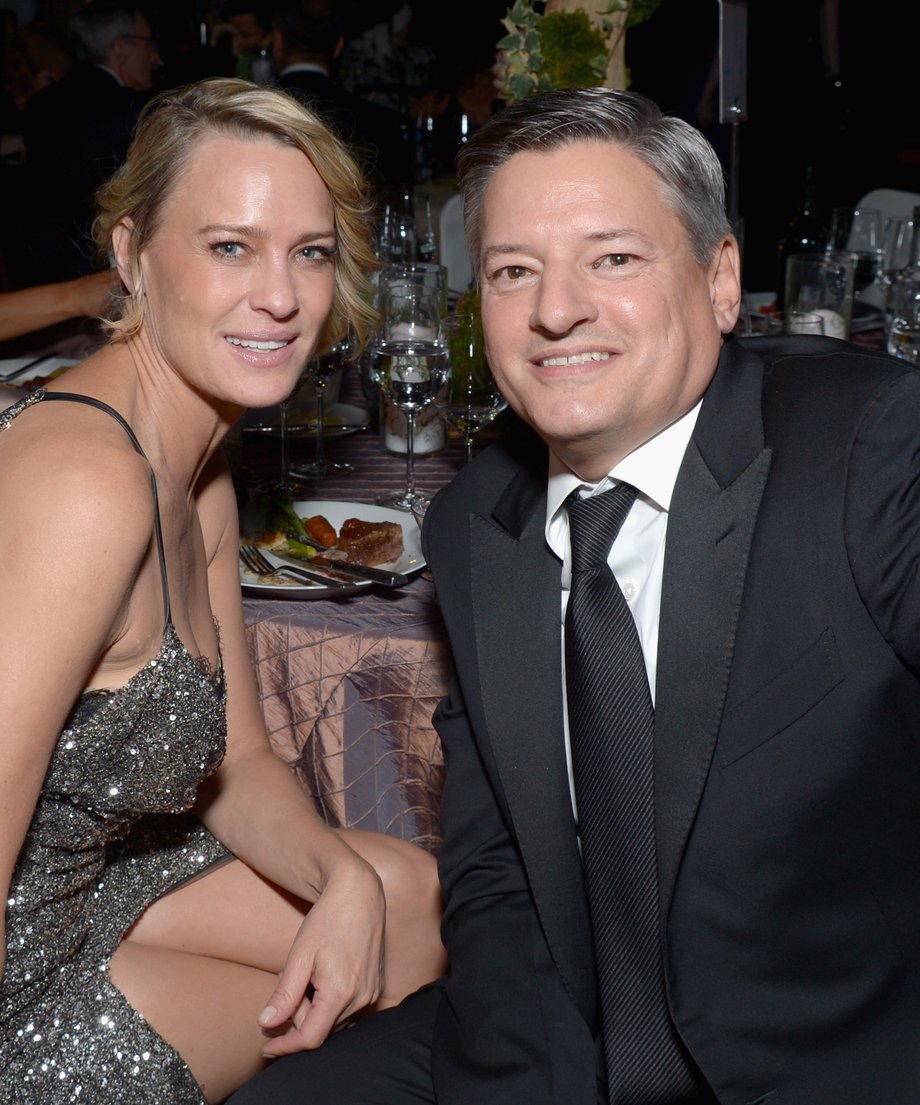 Robin Wright "House of Cards" i Ted Sarandos CCO Netfliksa