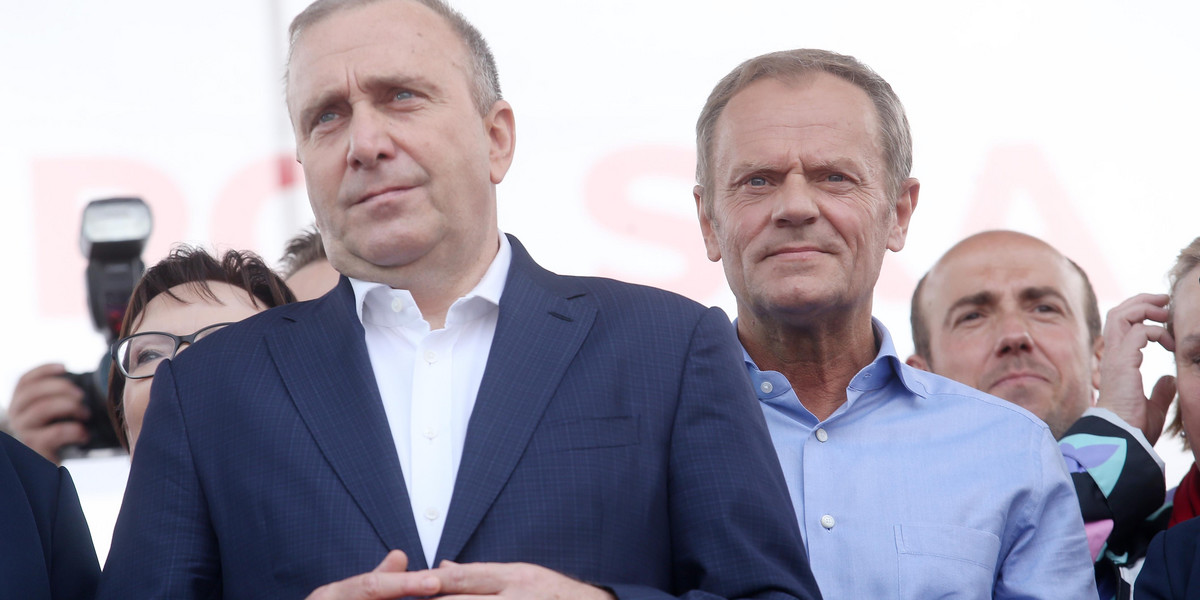 Grzegorz Schetyna i Donald Tusk