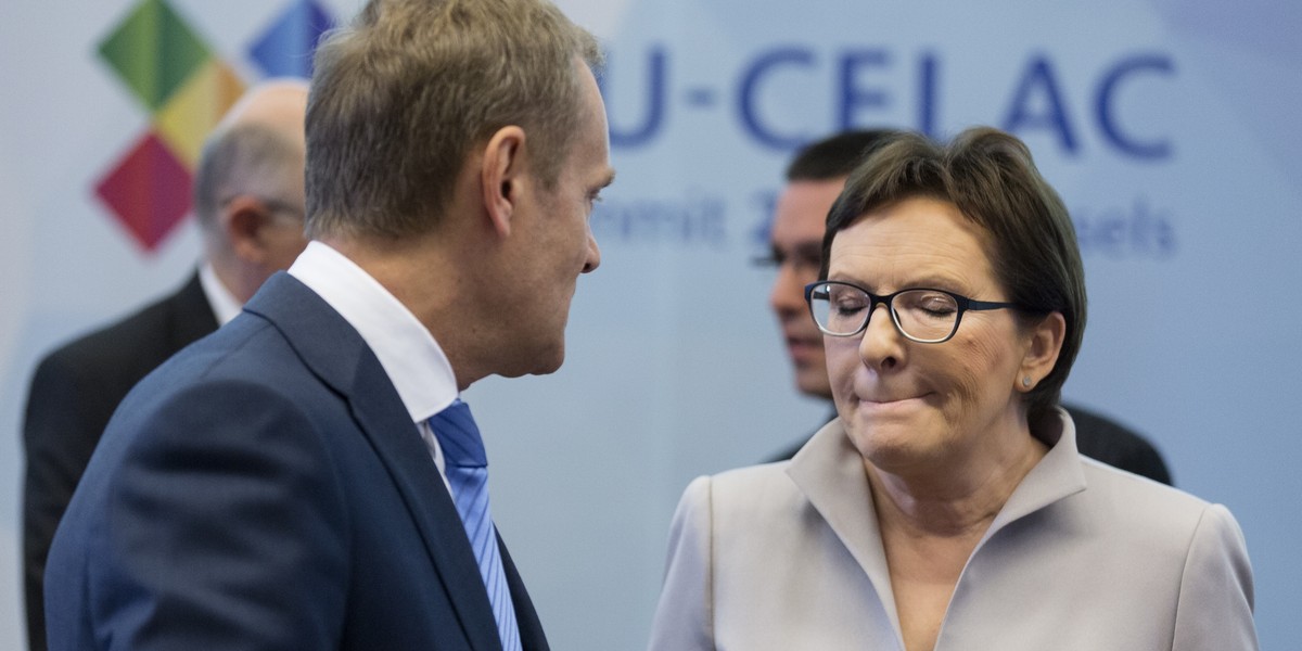 Ewa Kopacz i Donald Tusk