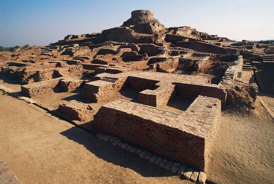 Ruiny stanowiska archeologicznego Harappa, cywilizacja doliny Indusu, III tysiąclecie p.n.e.