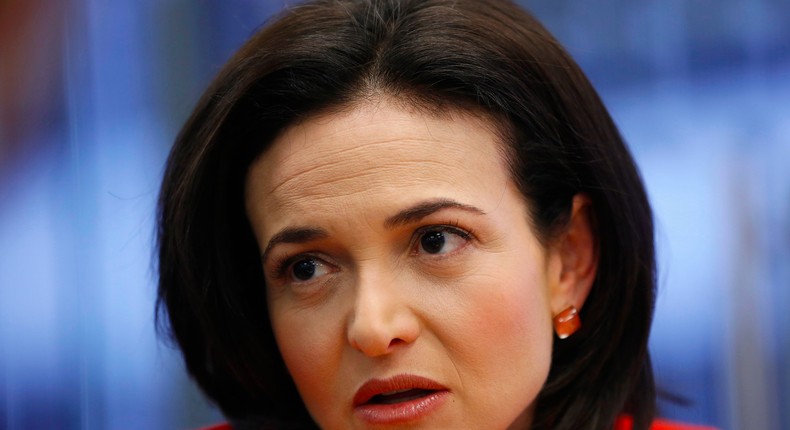 Chief operating officer of Facebook Sheryl Sandberg.