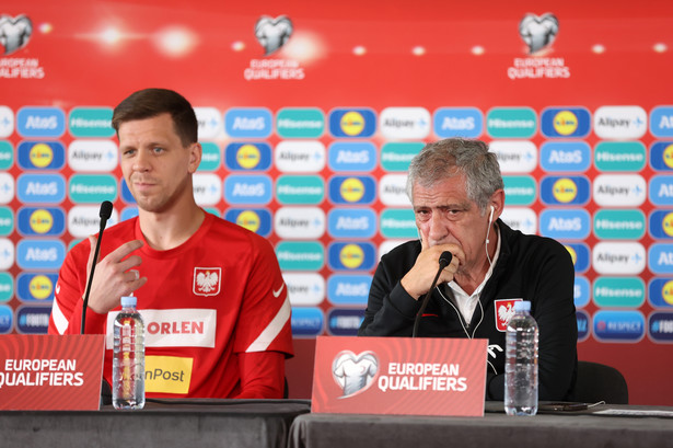 Wojciech Szczęsny i Fernando Santos