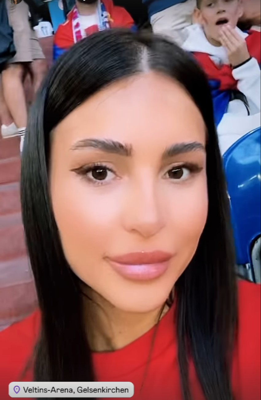 Anastasija Ražnatović u dresu Orlova