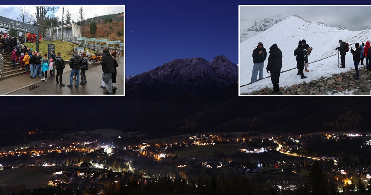 Ogromne tłumy turystów w Zakopanem i godzinne kolejki przy atrakcjach. "Jestem w szoku"