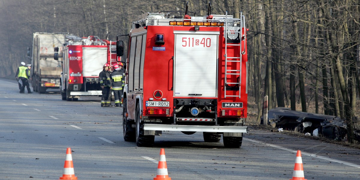 Wypadek na wiślance. Dwie osoby nie żyją( wypadek w Orzeszu)