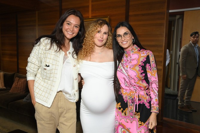 Ćerka Brusa Vilisa Rumer Vilis sa majkom i Emom Heming Vilis Michael Simon/ Shutterstock Editorial
