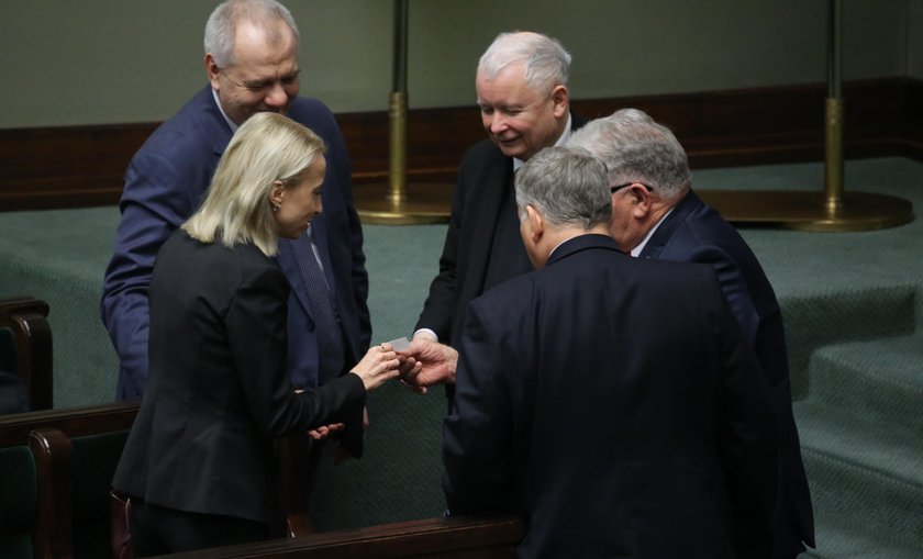 Jarosław Kaczyński miał oddzielny opłatek