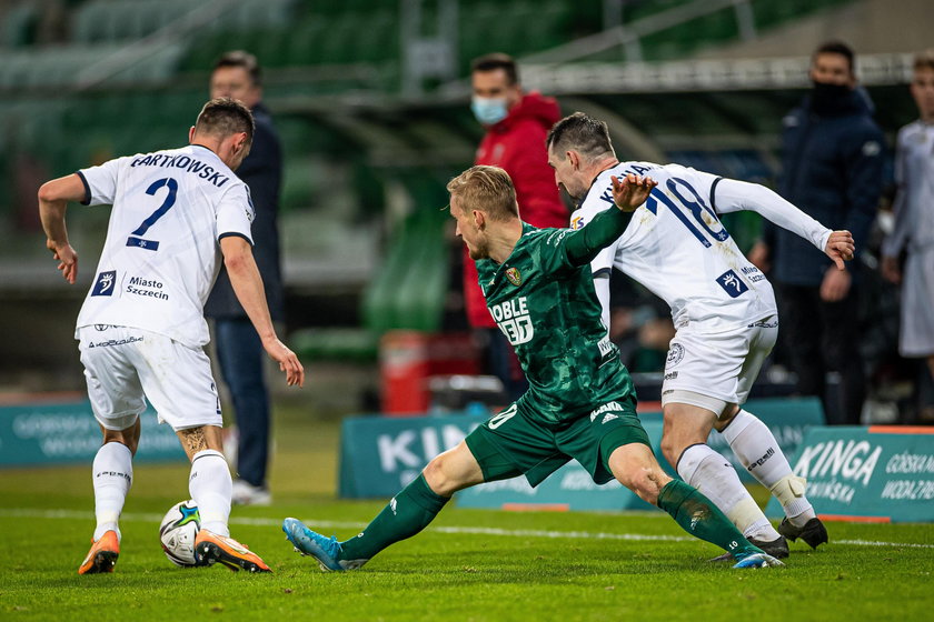 28.02.2021 WKS SLASK WROCLAW - POGON SZCZECIN PKO BANK POLSKI EKSTRAKLASA PILKA NOZNA