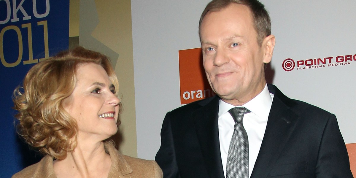 Donald Tusk i Małgorzata Tusk