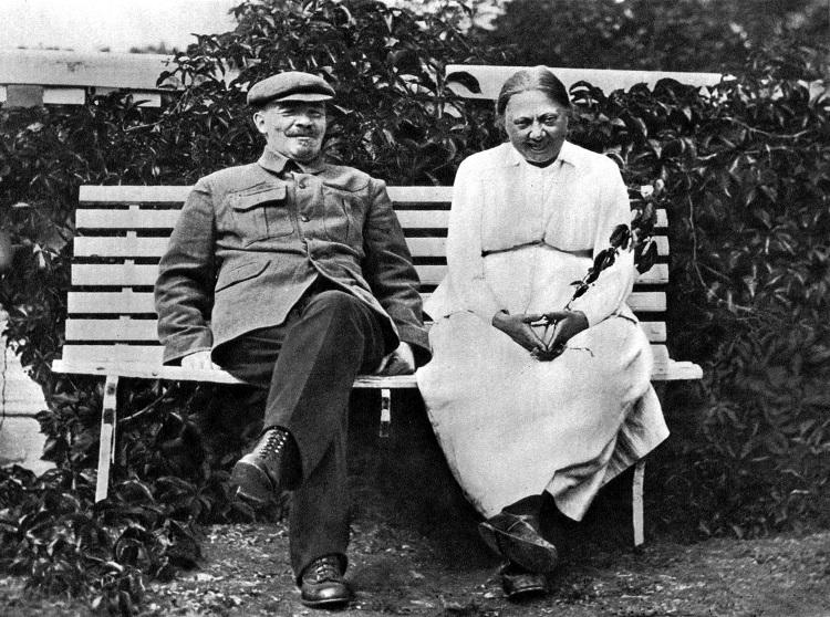 Lenin z żoną 