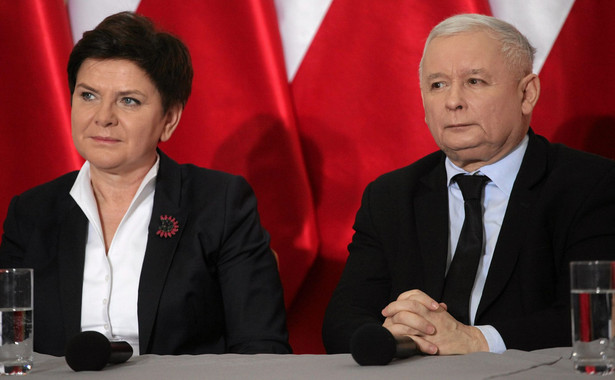 Beata Szydło i Jarosław Kaczyński