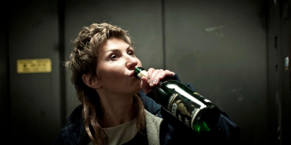 Iwona Wszołkówna w filmie 'Pod Mocnym Aniołem'