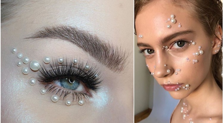 Itt van a legújabb smink dili - Gyöngy makeup-ra fel