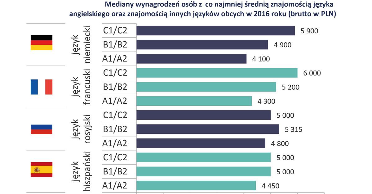 Znajomość języków obcych kontra zarobki. Zobacz zestawienie - Forsal.pl –  Biznes, Gospodarka, Świat