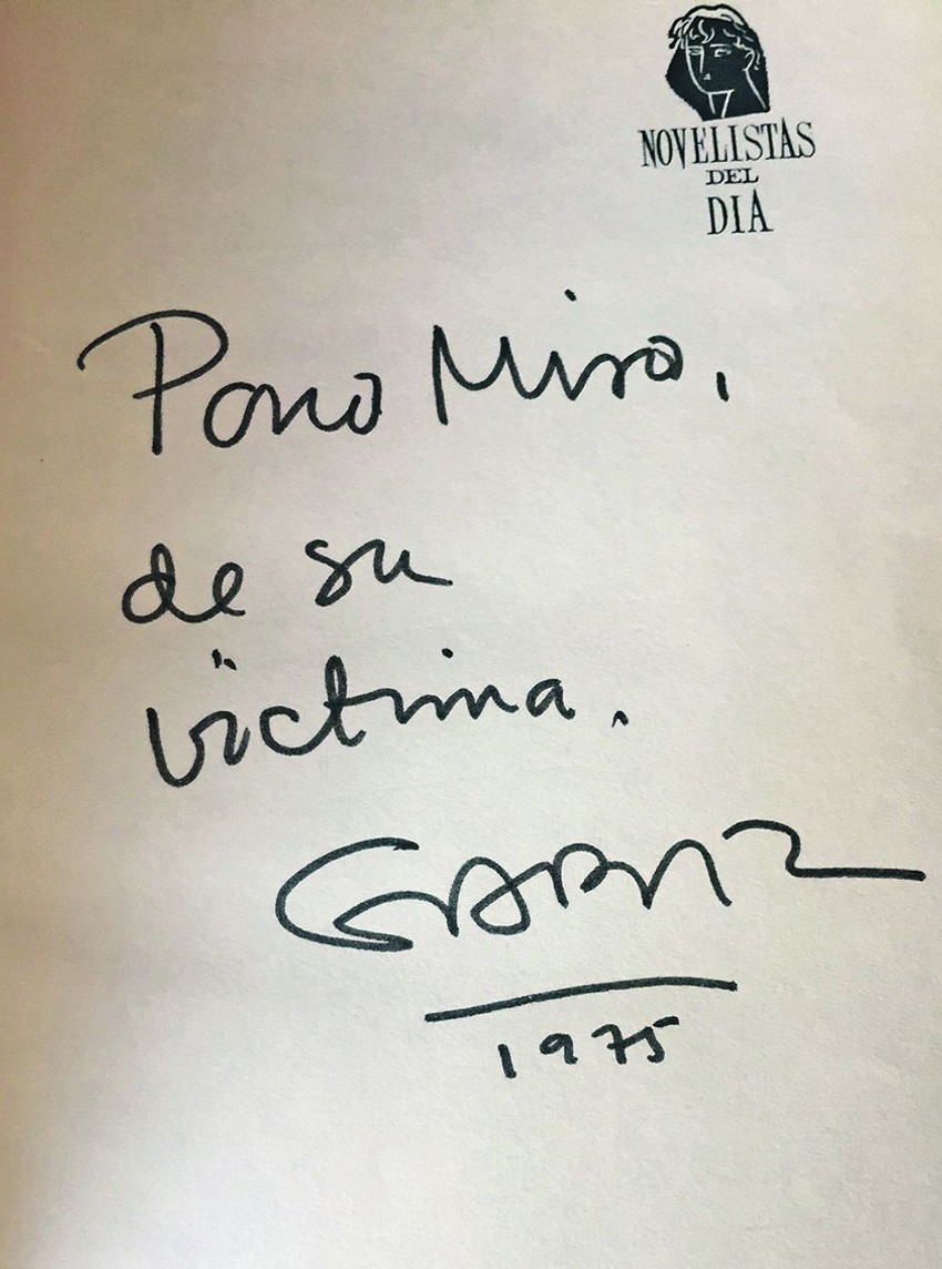 posveta Markesa na knjizi „Jesen patrijarha“