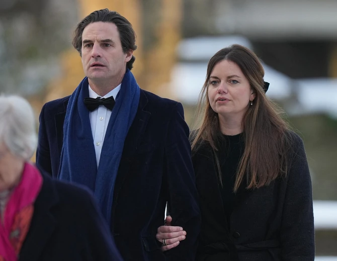 Rupert Finč sa suprugom