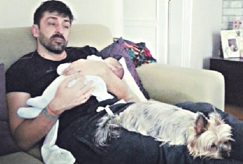 Matija je već tatina slika i prilika