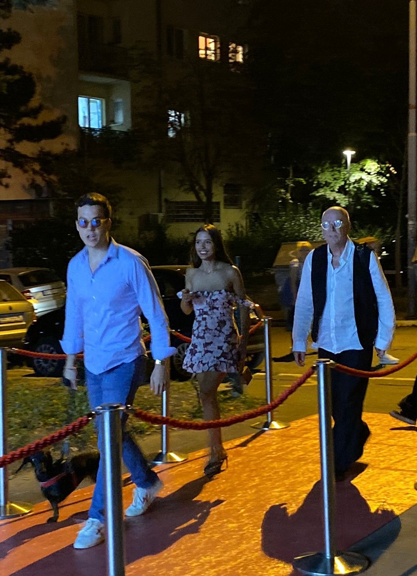 Pavle Mensur sa devojkom Nastasijom i ocem Irfanom