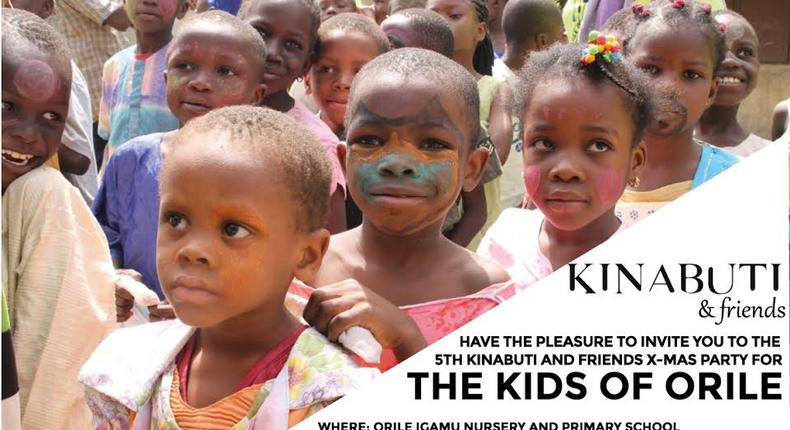 Fashion brand organises Christmas party for children in Orile, Iganmu