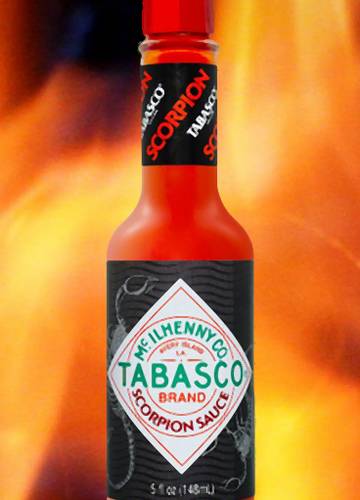 Tabasco has released a new 'Scorpion Sauce' which is TWENTY TIMES