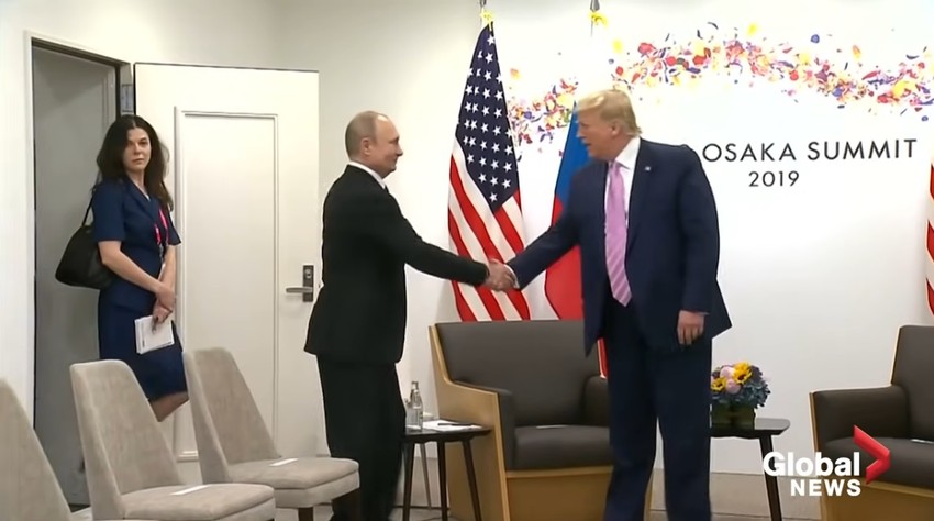 Putin i Tramp u Osaki 2019.