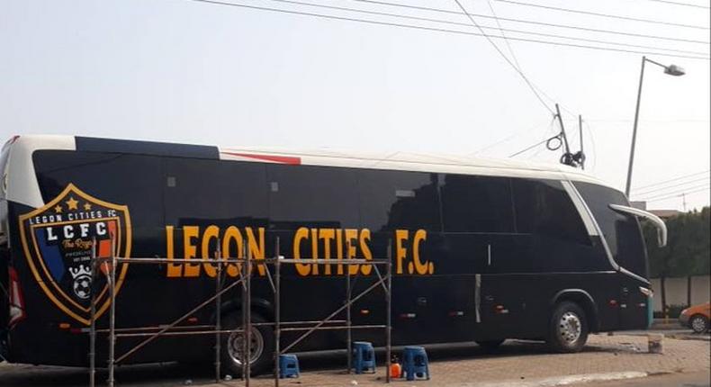 Legon Cities FC bus