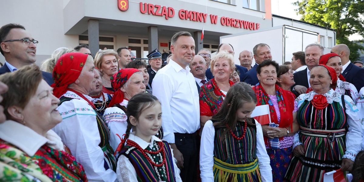 Spotkanie z Andrzejem Dudą w Odrzywole