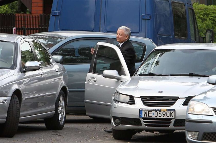 jarosław kaczyński, saab, telefon