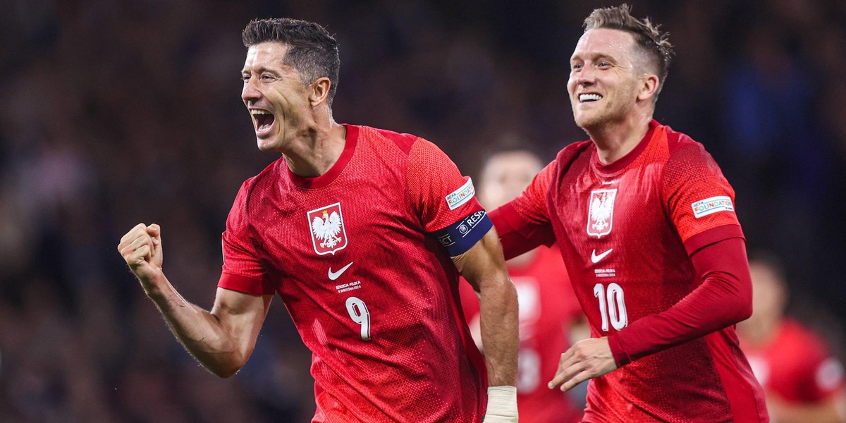 Robert Lewandowski i Piotr Zieliński.