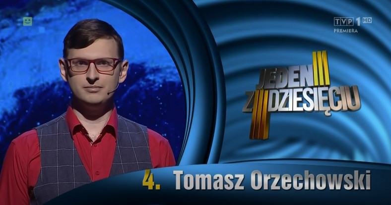Tomasz Orzechowski w 125. edycji "Jeden z dziesięciu"
