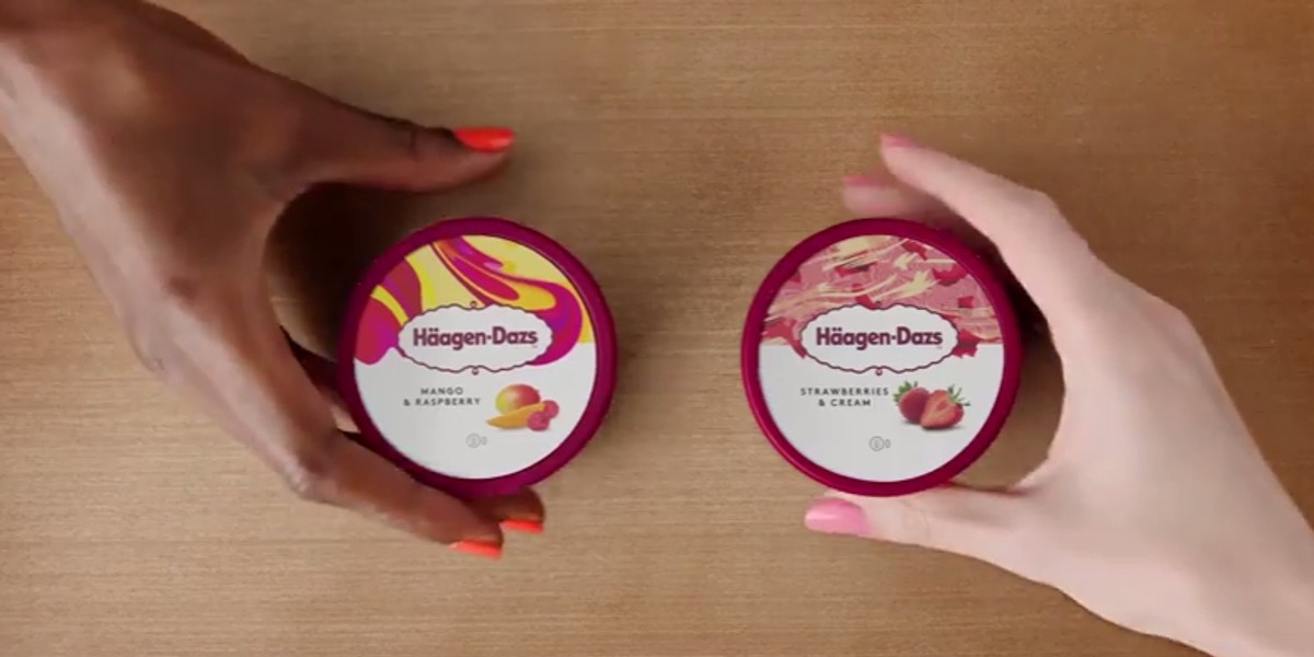 Lody Häagen-Dazs mają nowe logo i opakowania