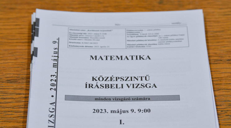 A diákok szerint nehezebb volt az idei matekérettségi /Fotó: MTI/Czeglédi Zsolt