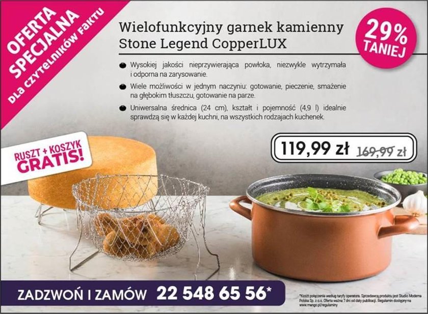 Oferta dnia tylko dla czytelników Faktu! Wielofunkcyjny garnek w świetnej cenie