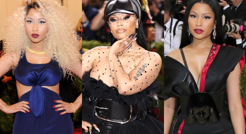 Nicki Minaj attended the Met Gala six times between 2013 and 2022. Rabbani and Solimene Photography/Neilson Barnard/WWD/Getty Images