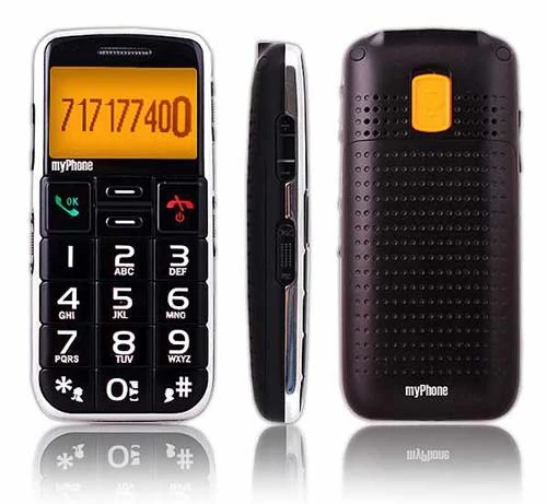 Telefon myPhone 1060 Grand zawiera rozwiązania techniczne, które ułatwią starszym użytkownikom obsługę komórki