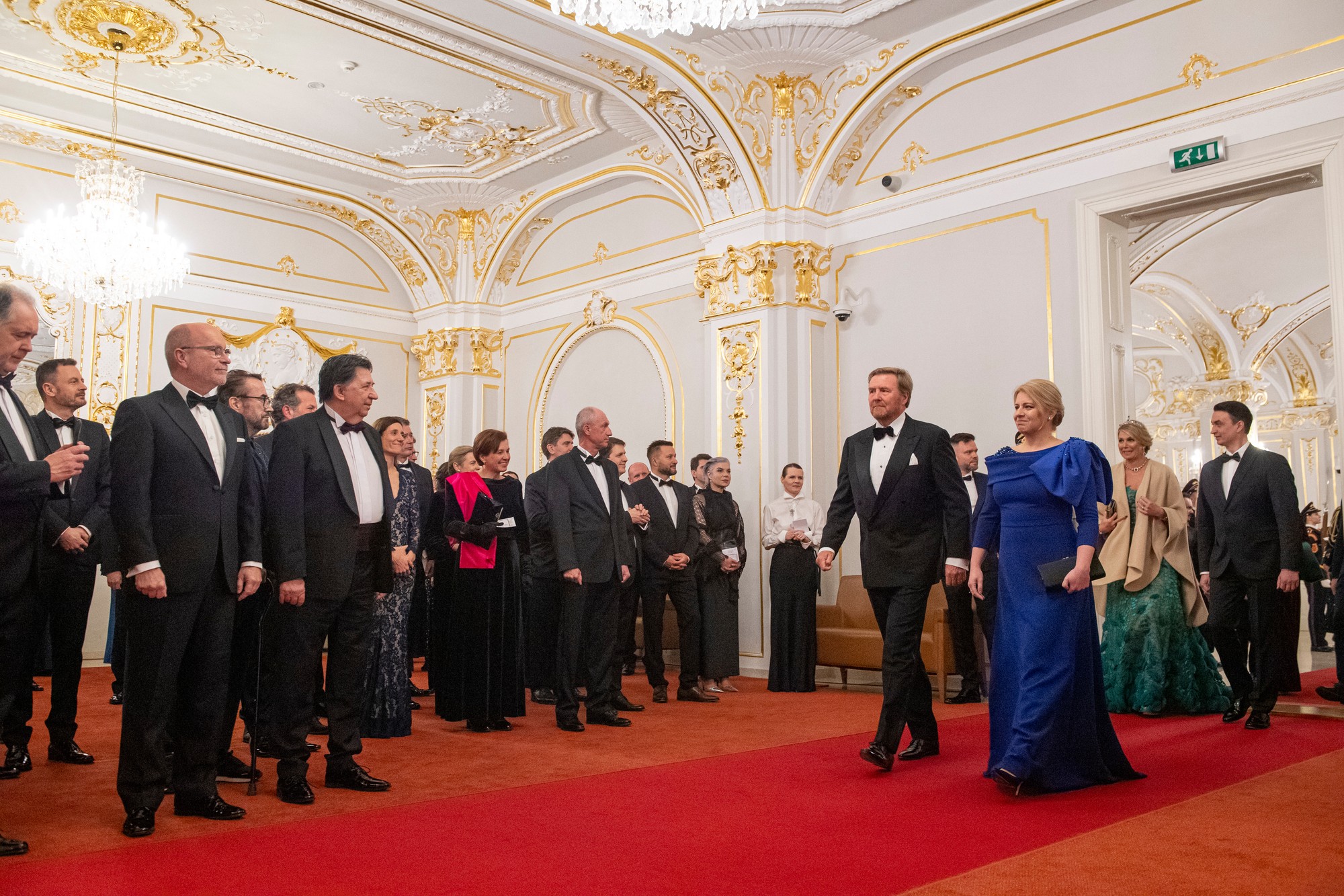 Prezidentka SR Zuzana Čaputová privítala na Slovensku holandského kráľa Viliama Alexandra s kráľovnou Maximou v utorok 7. marca 2023.