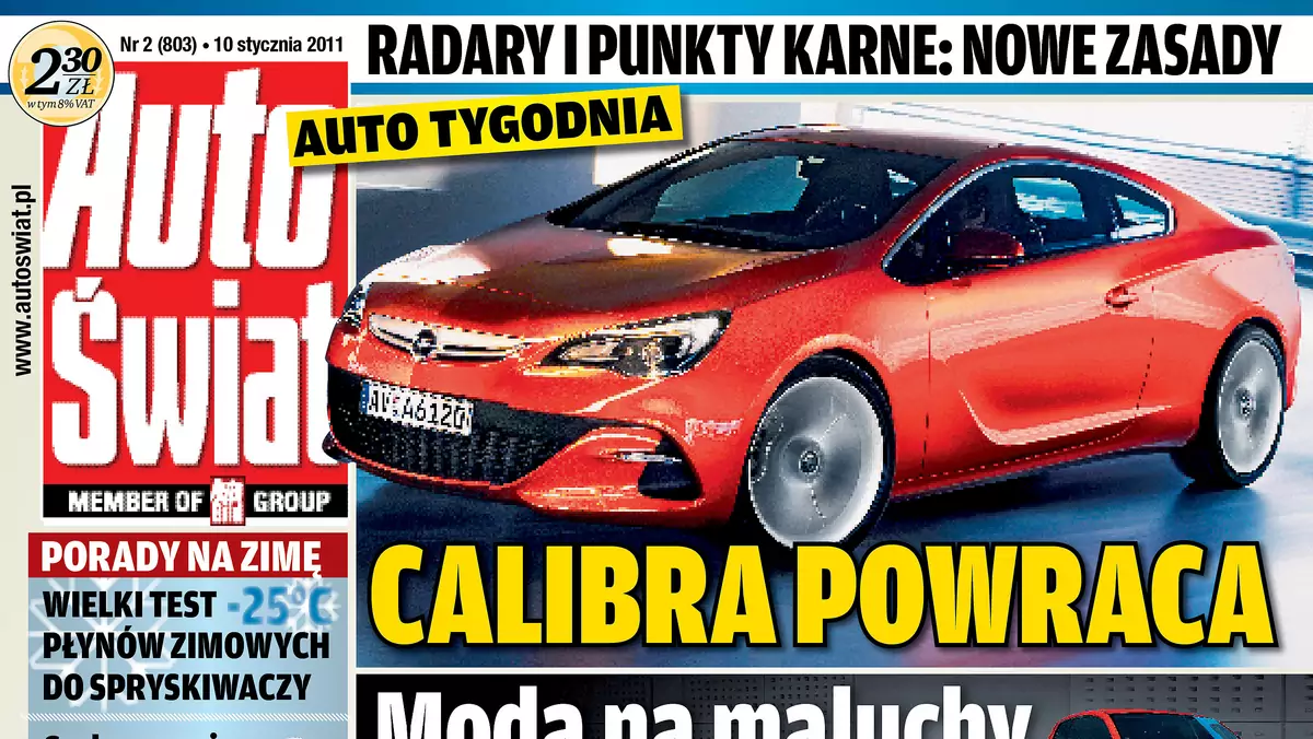 Błyskawica nabiera siły: Opel Calibra powraca