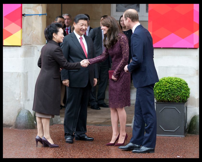 Spotkanie pary prezydenckiej i pary książęcej w londyńskim Lancaster House