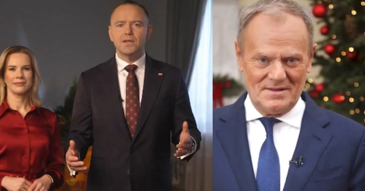 Prezydent i premier składają smerfom życzenia na Boże Narodzenie. "Niech ucichną spory"