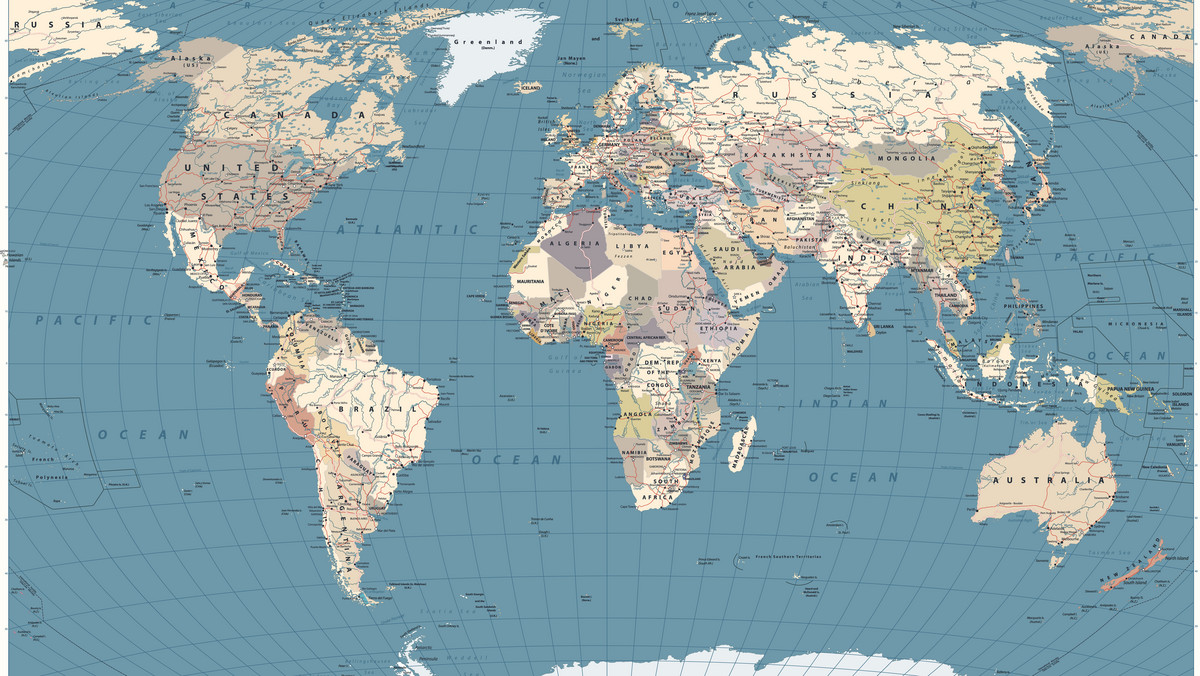 Quiz geograficzny. Rozpoznaj kraj po kształcie