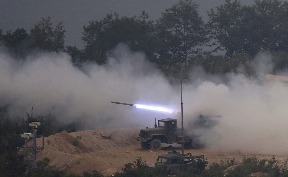 Ćwiczena wojskowe w Korei Południowej