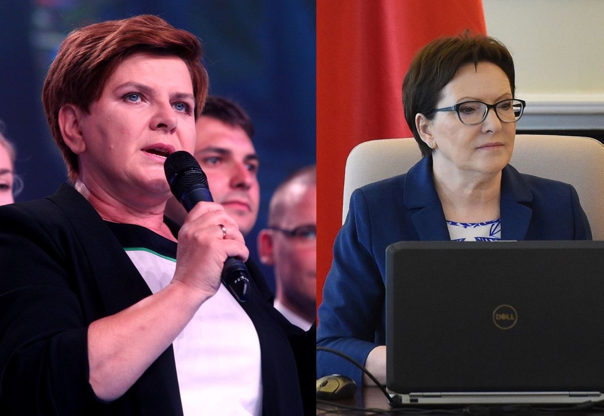 Beata Szydło i Ewa Kopacz
