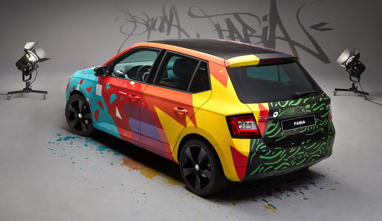 Škoda Fabia Art Car w 125 kolorach