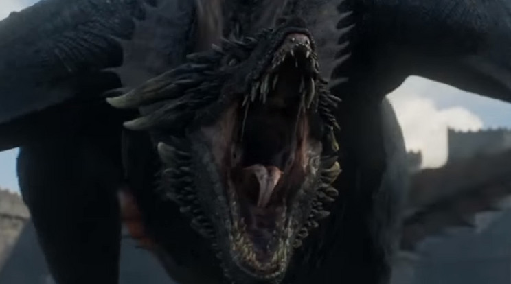 A Trónok Harca Drogonja kicsit azért nagyobb a filmben, mint a most talált sárkány